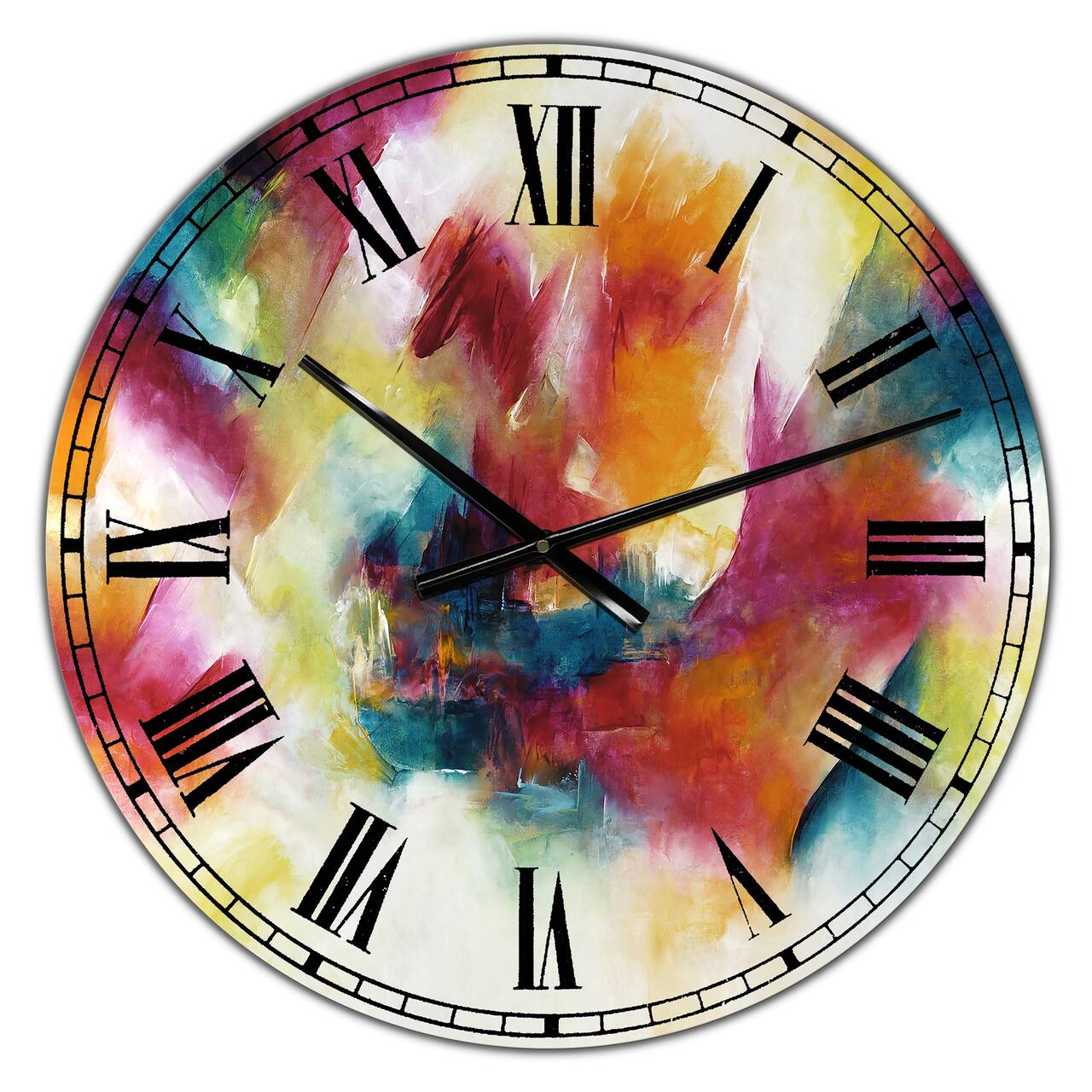 Designart Taking Center Stage Oversized Modern Wall Clock